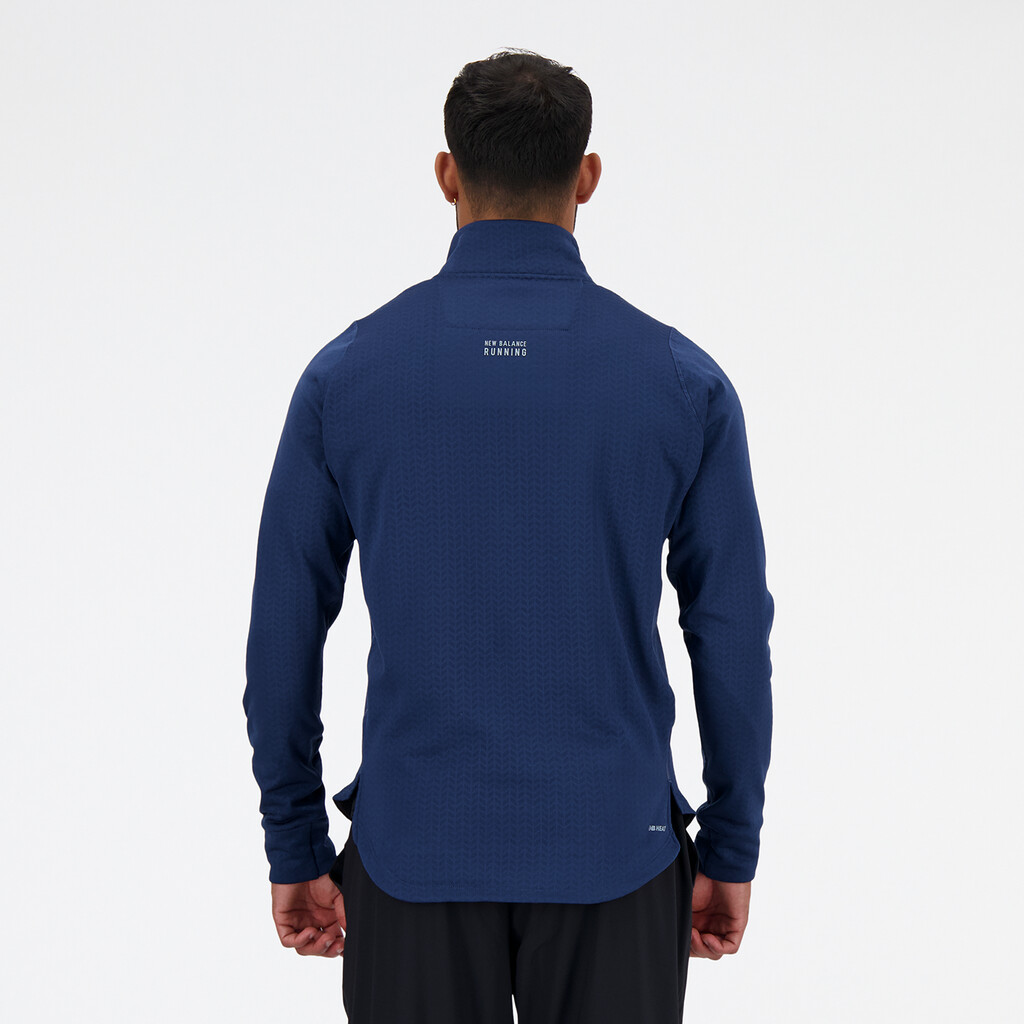 New Balance - NB Heat Grid Half Zip - nb navy