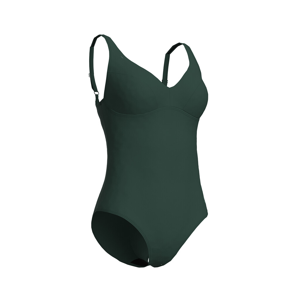 Arena - W Arena Swimsuit Victoria U Back Solid - dark sage