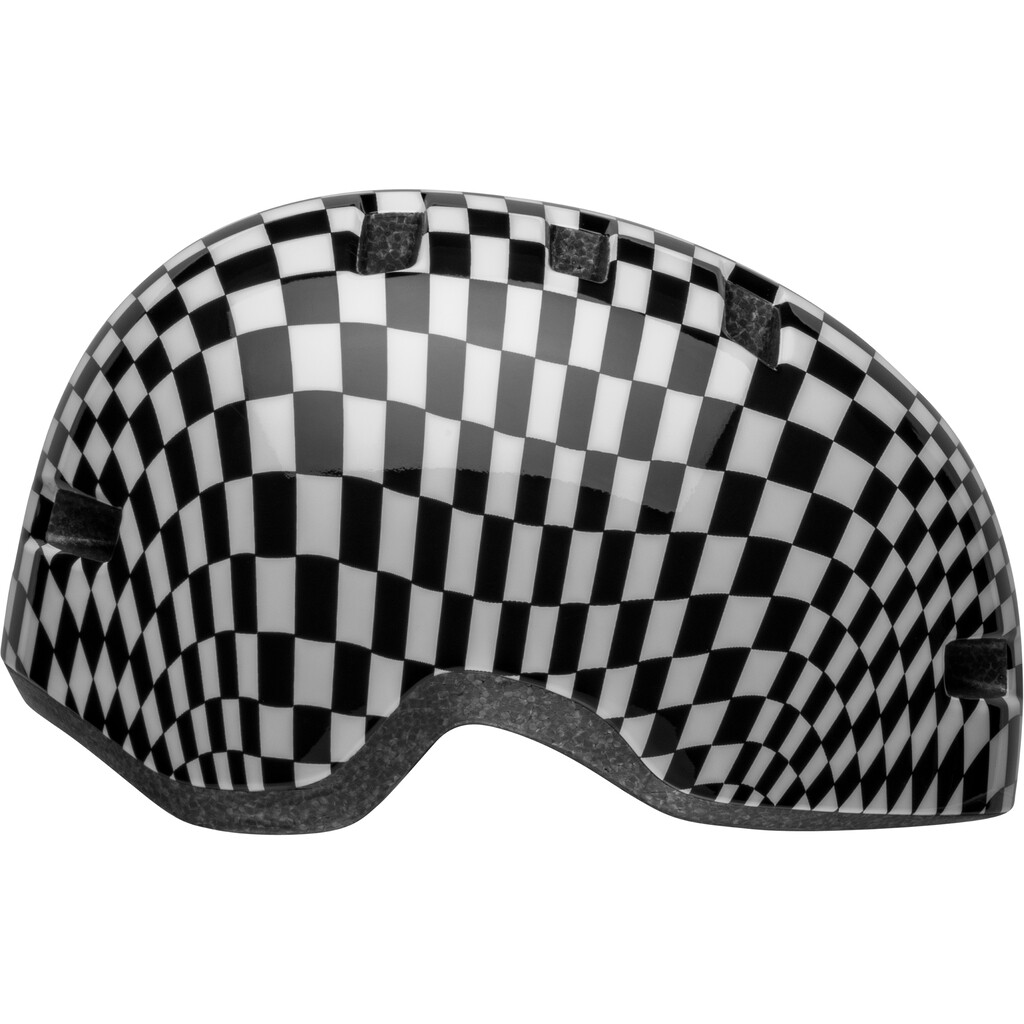 Bell - Lil Ripper Helmet - gloss black/white checkers