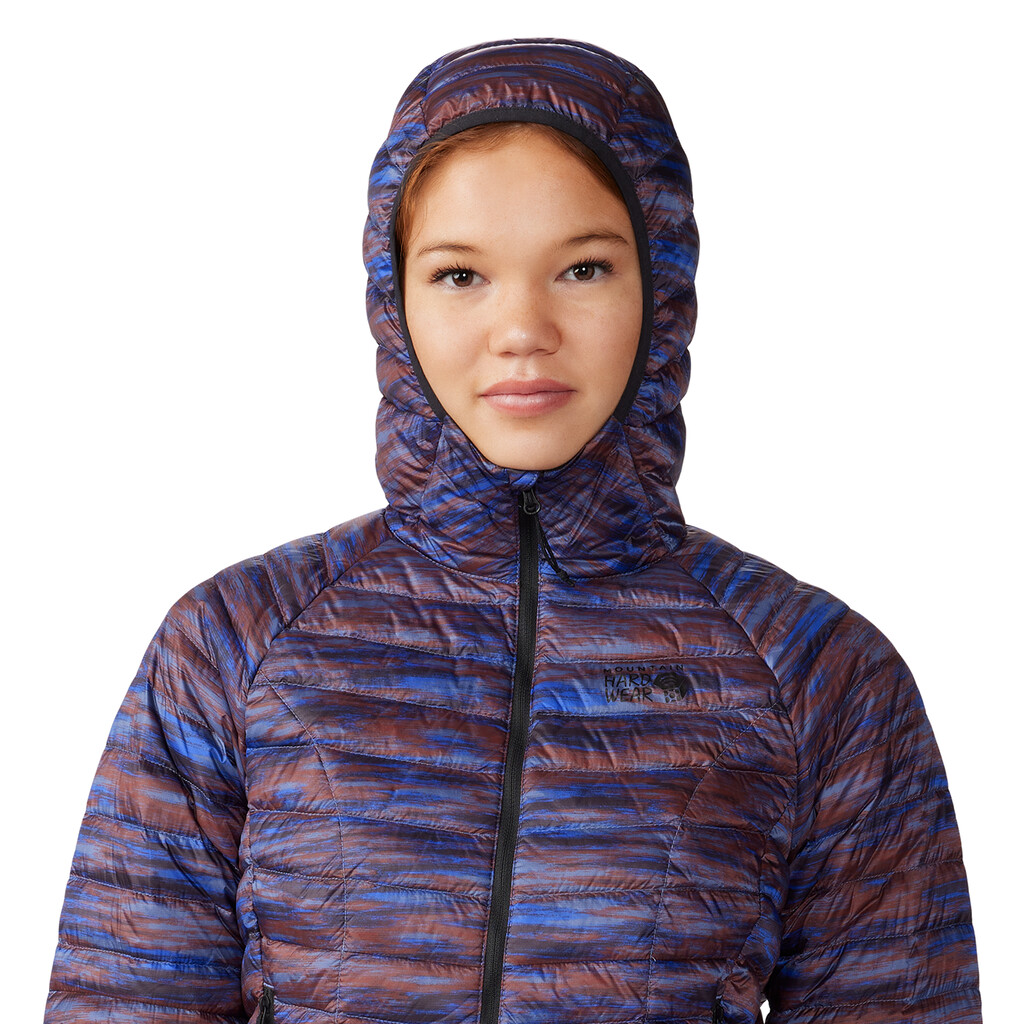 Mountain Hardwear - W Ghost Whisperer/2 Hoody - blurple frequency print 598