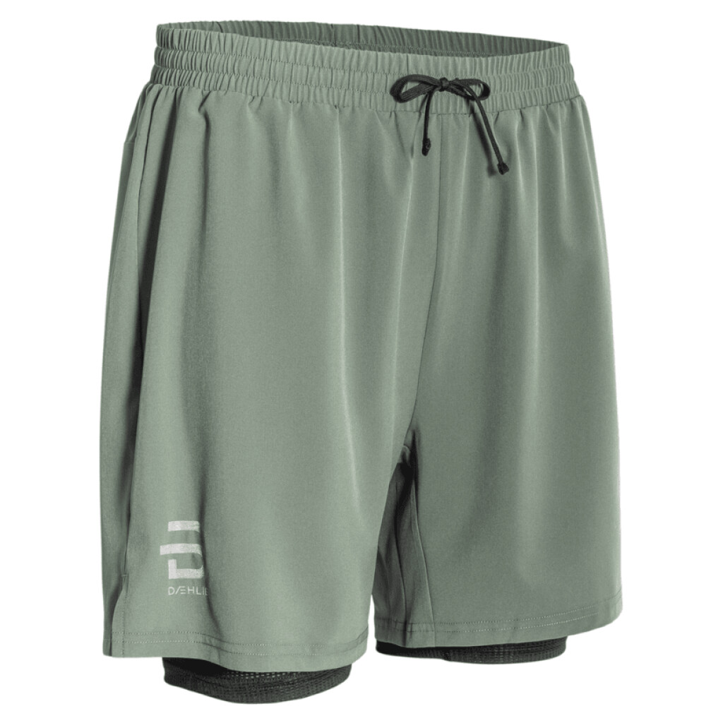 Daehlie - M Shorts Run 2 in 1 - dark forest