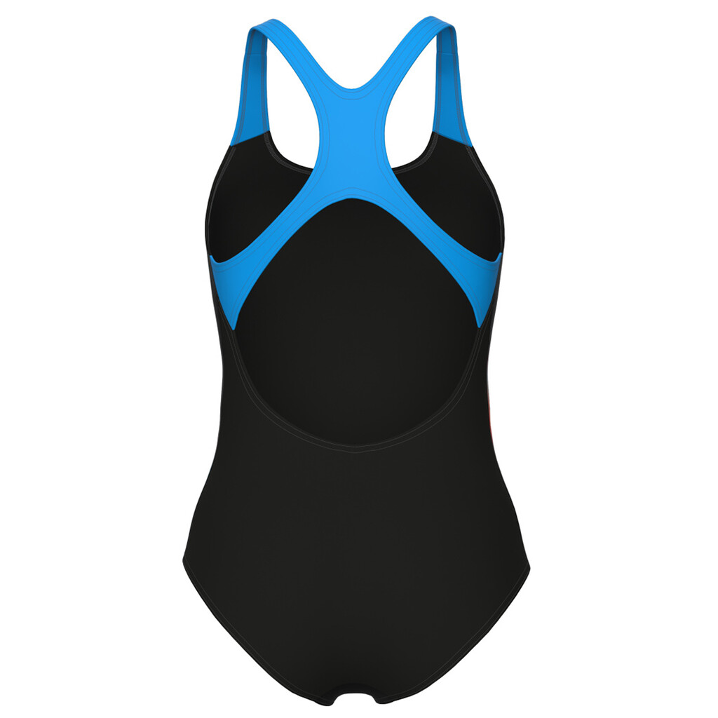 Arena - W Arena Diagonals Swimsuit Swim Pro Back - black/turquoise