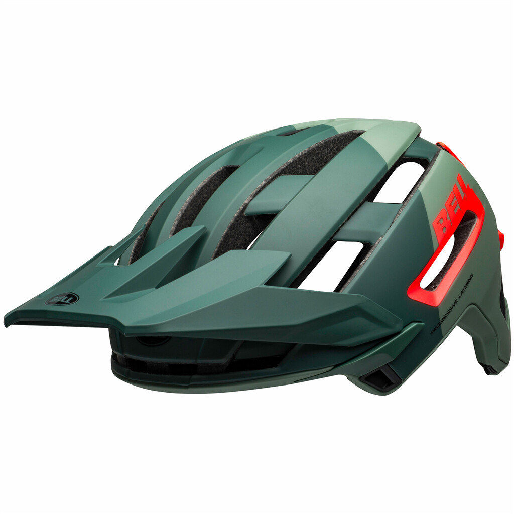 Bell - Super AIR R Spherical MIPS Helmet - matte/gloss green/infrared