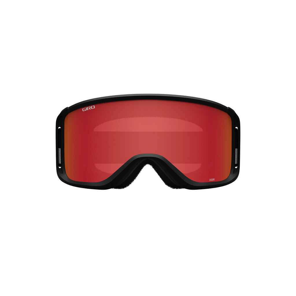 Giro Eyewear - Sagen Goggle - black/white flow;amber scarlet S2;+S0