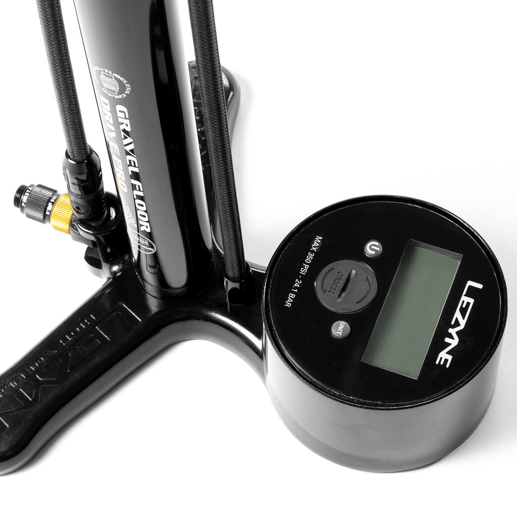 Lezyne - Gravel HV Digital Drive Pro - black gloss