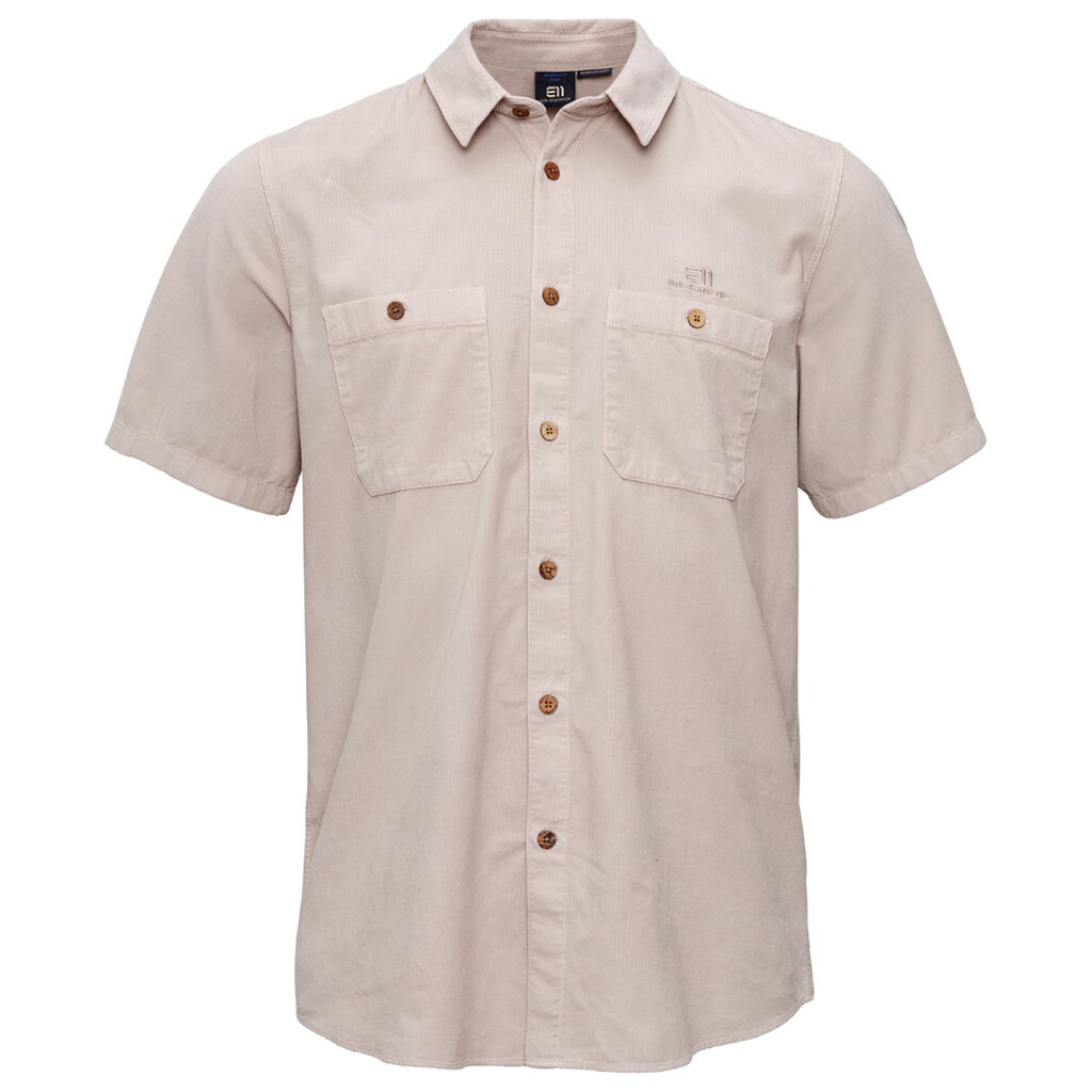 Elevenate - M Estate Cord Shirt  - Latte