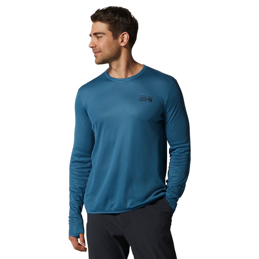 Mountain Hardwear - M AirMesh LS Crew - caspian 442