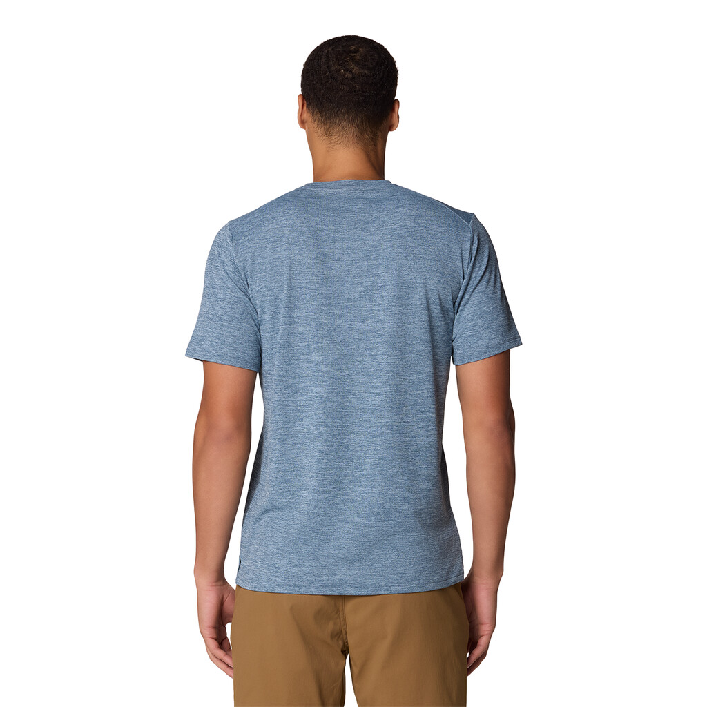 Mountain Hardwear - M Sunblocker™ Short Sleeve - adriatic blue heather 444