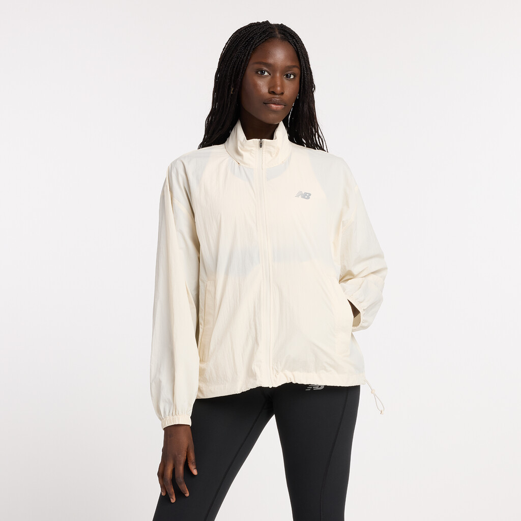 New Balance - W NB Athletics Woven Jacket - linen