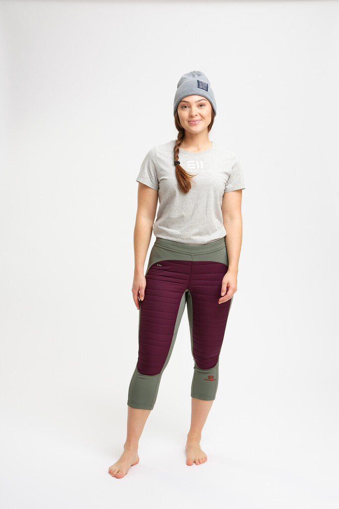 Elevenate - W Fusion Stretch Pants  - aubergine blocked