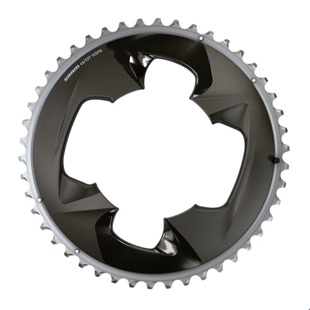 Sram - Chainring Force eTap AXS 107 BCD withCover 2x12SP - grey