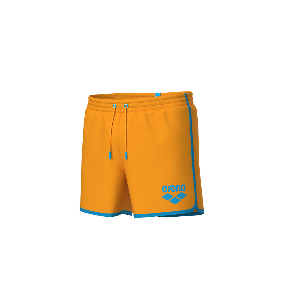 Arena - M Arena Big Logo Borders Beach Short - parrot/turquoise