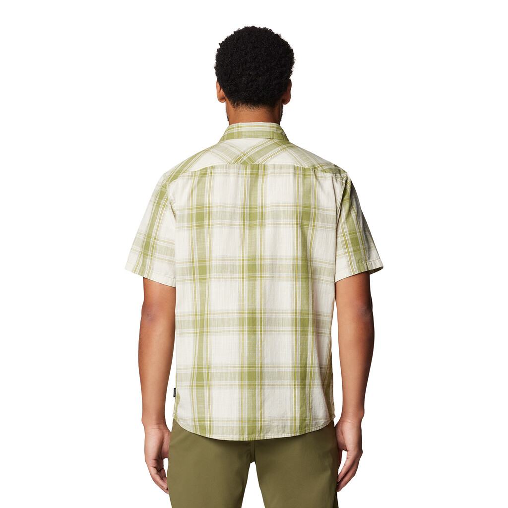 Mountain Hardwear - M Cottonwood™ Lite Short Sleeve Shirt - light cactus convoy plaid 338