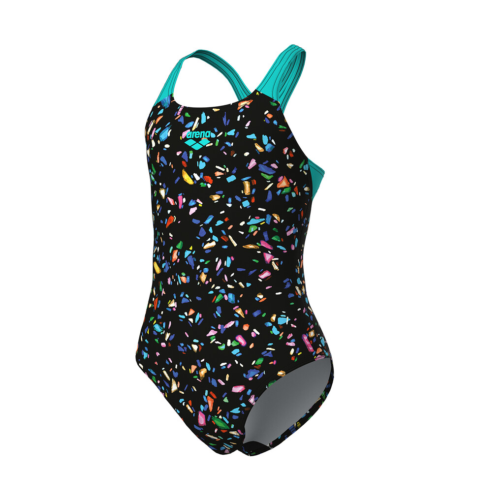 Arena - G Arena Confetti Swimsuit Swim Pro Back - black multi/water