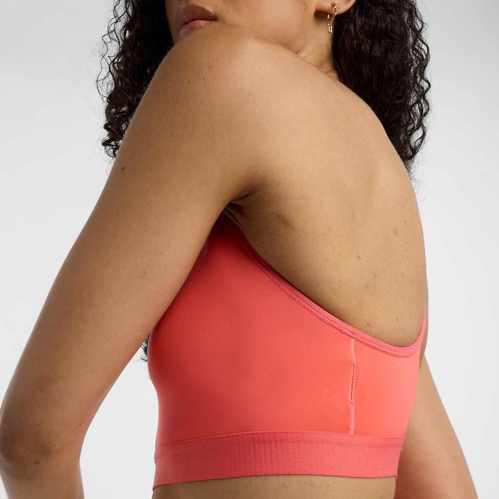 New Balance - W NB Essential Run Bra - drift red