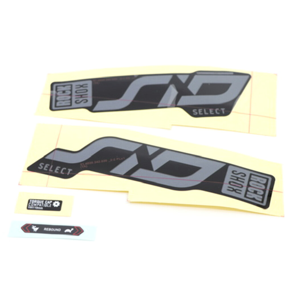 Rock Shox - Fork Decal Kit, Sid Select -100mm 2020+ grey for black - N/A