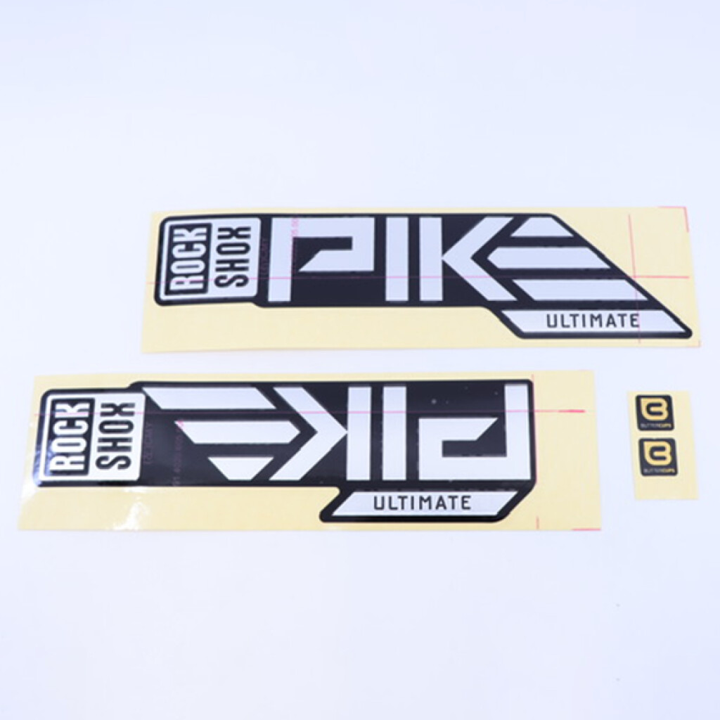 Rock Shox - Fork Decal Kit, Pike Ultimate 2023+ silver for black - N/A