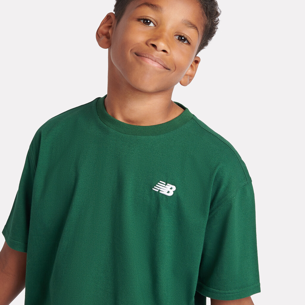 New Balance - B New Balance Jersey Small Logo Tee - nightwatch green