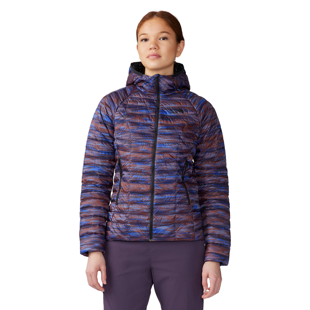 Mountain Hardwear - W Ghost Whisperer/2 Hoody - blurple frequency print 598