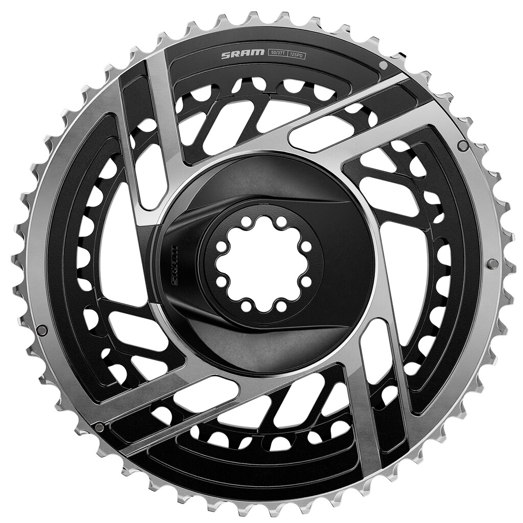 Sram - MY24 Chainring Red AXS non-Power Meter 2x12SP	 - black/silver