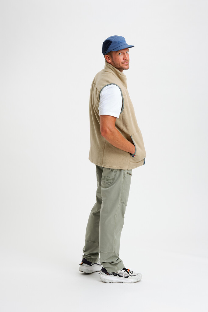 Elevenate - M Canyon Pile Fleece Vest  - Safari