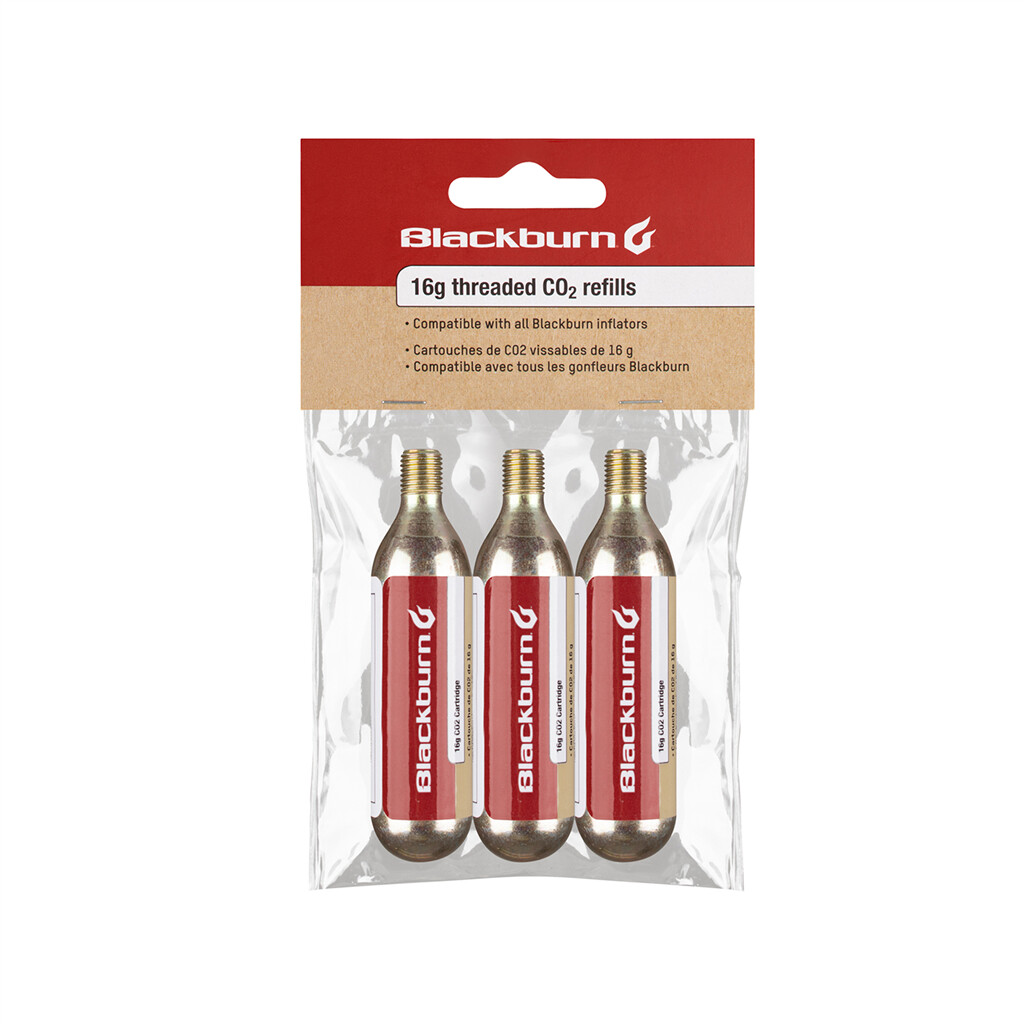 Blackburn - 16G CO2 Cartridges Pack à 3Stk - N/A