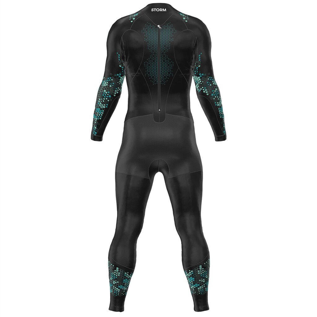 Arena - M Storm Wetsuit - coral blue black