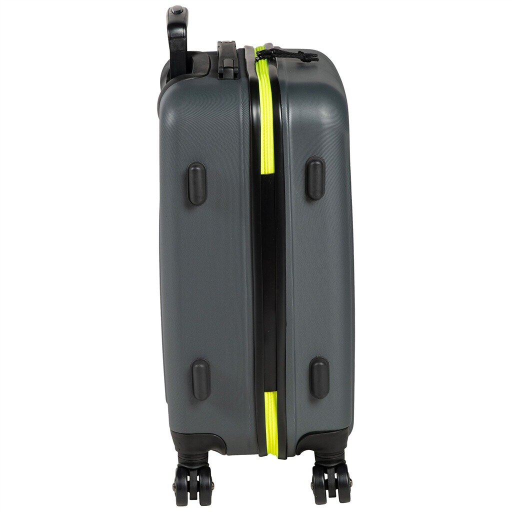 Arena - Hard Shell Cabin Trolley - dark smoke/neon yellow