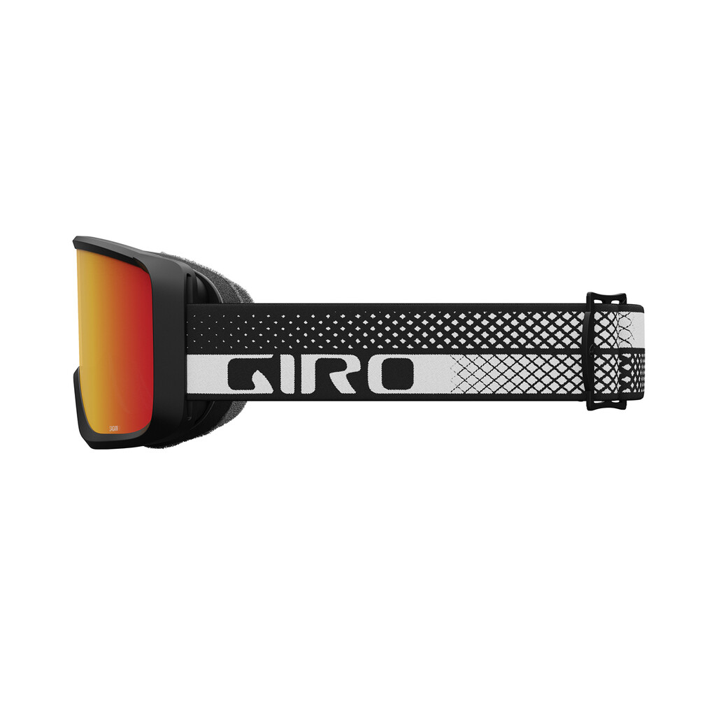 Giro Eyewear - Sagen Goggle - black/white flow;amber scarlet S2;+S0