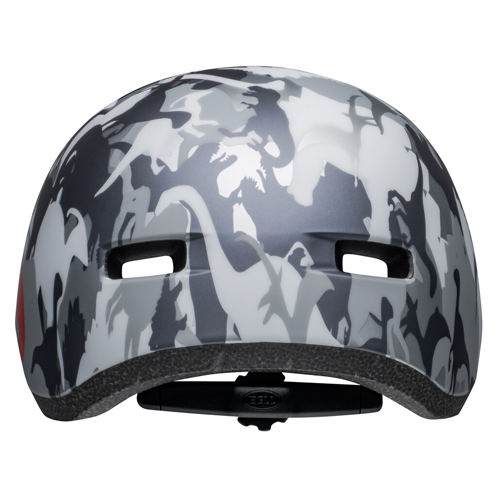 Bell - Lil Ripper Helmet - matte gray/silver camosaurus