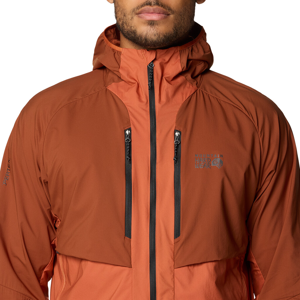 Mountain Hardwear - M Kor AirShell™ Hybrid Hooded Jacket - iron oxide, raw carnelian 218