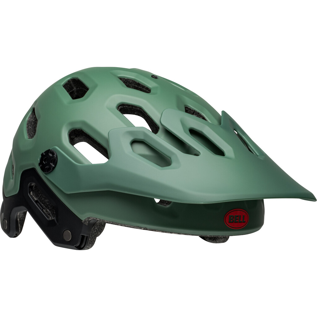 Bell - Super 3R MIPS Helmet - matte dark green/infrared