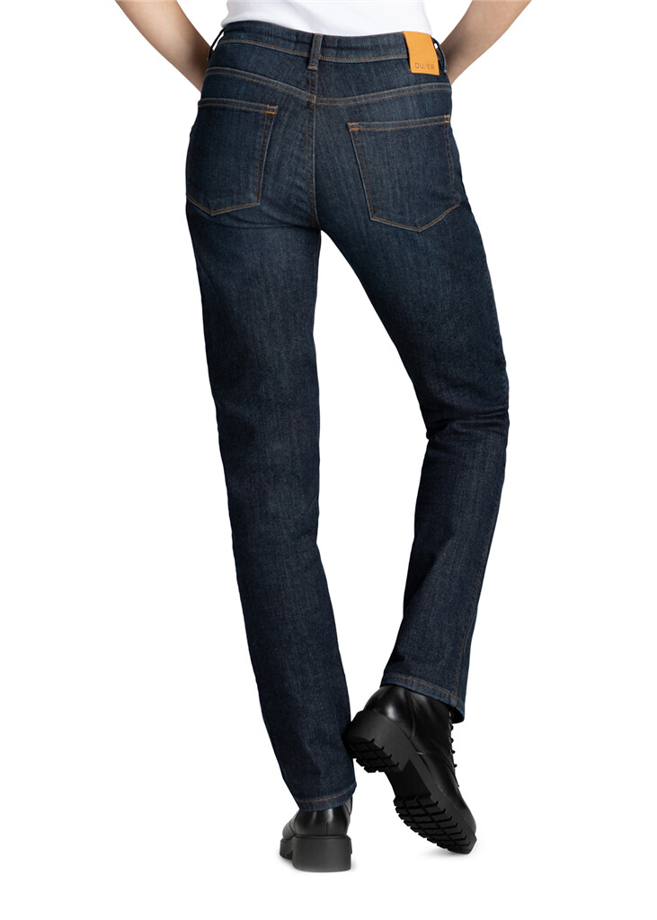 DU/ER - W Fireside Denim Slim Straight - Dark Stone - dark stone