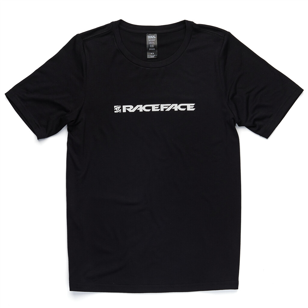 Race Face - Classic Logo SS Tee - black