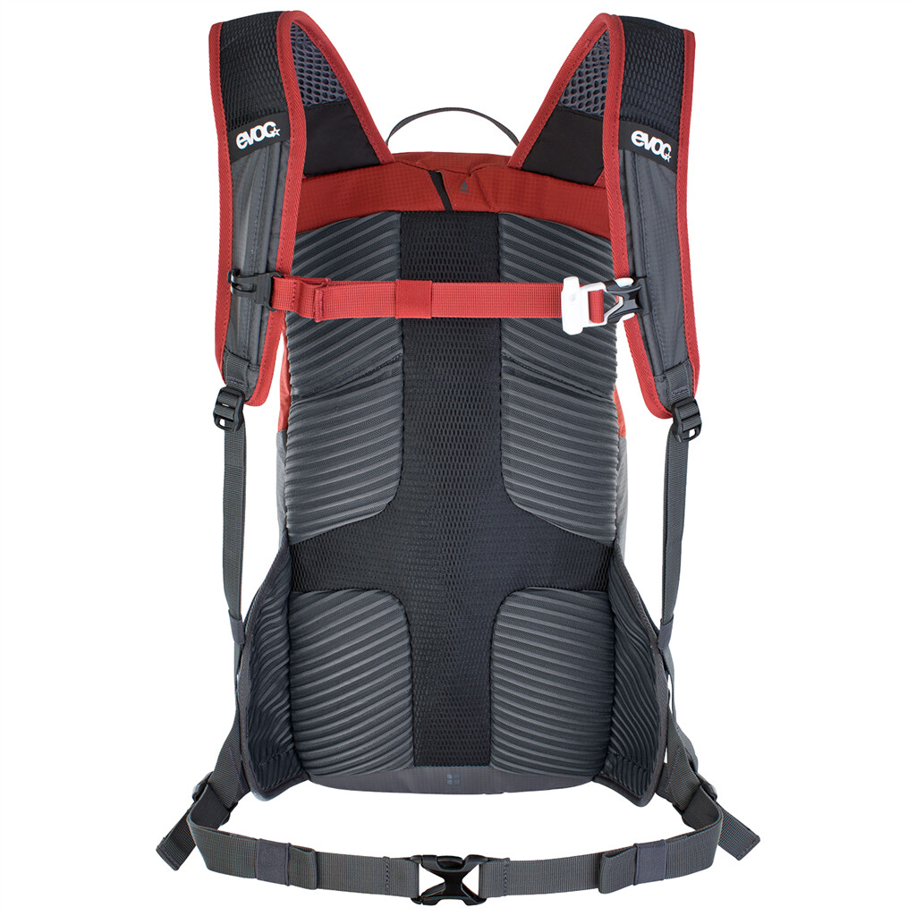 Evoc - Ride 12L Backpack - chili red/carbon grey