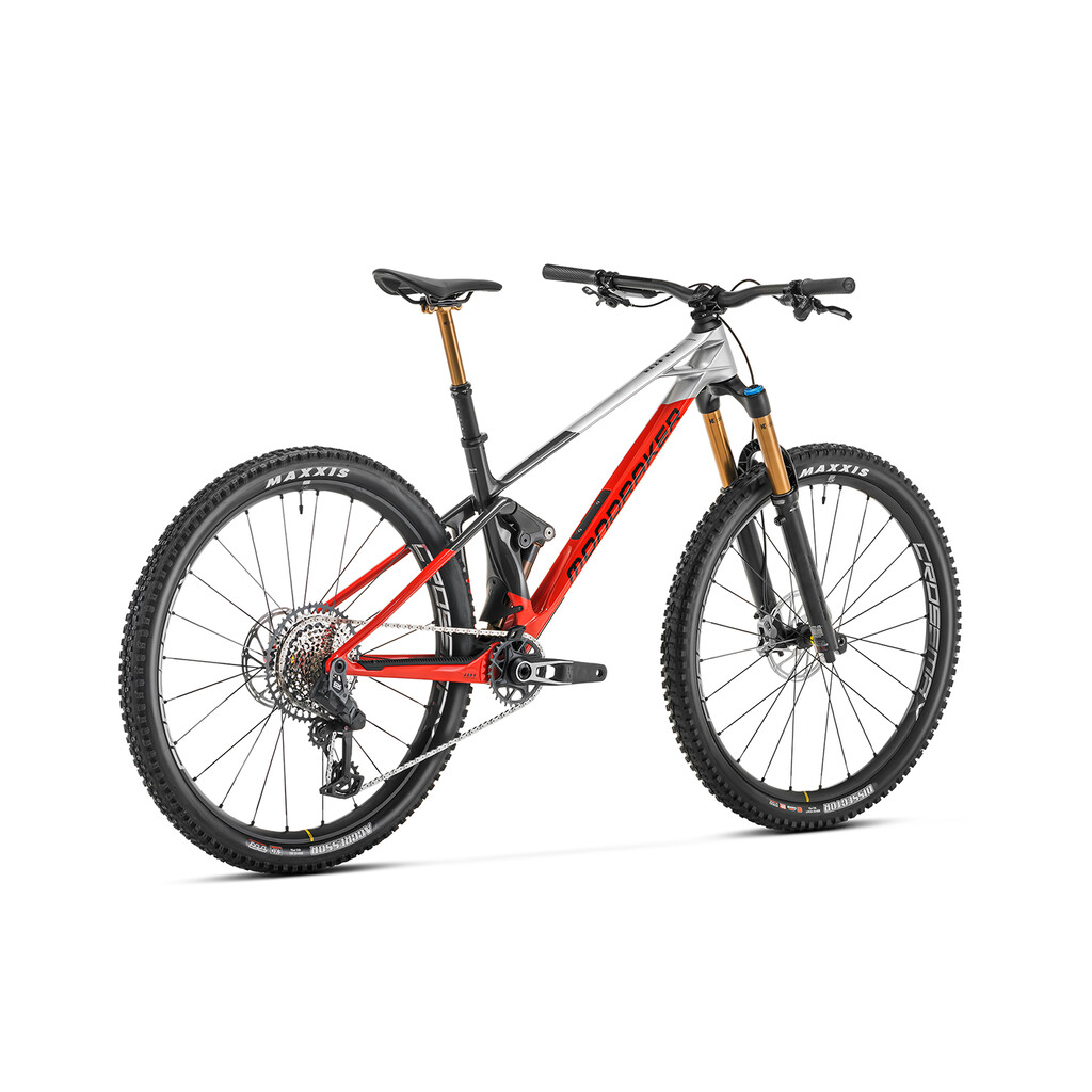 Mondraker - RAZE CARBON RR - red /  silver / carbon 