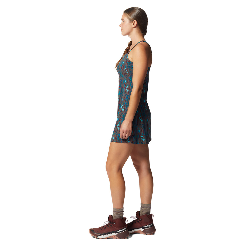 Mountain Hardwear - W Dynama™ Dress - clay earth geos print 645