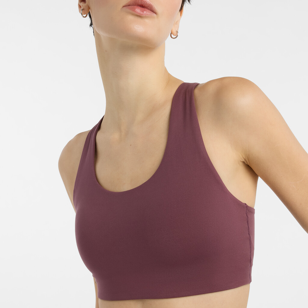 New Balance - W NB Define Train Bra - faded plum