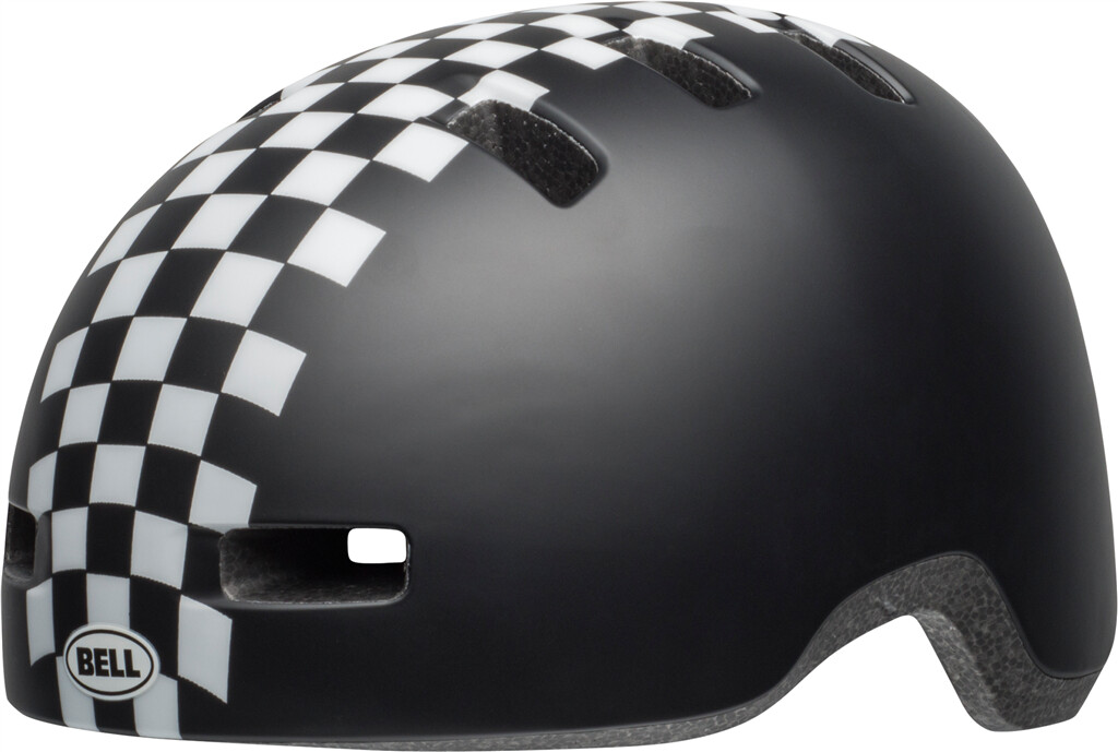 Bell - Lil Ripper Helmet - matte black/white checkers