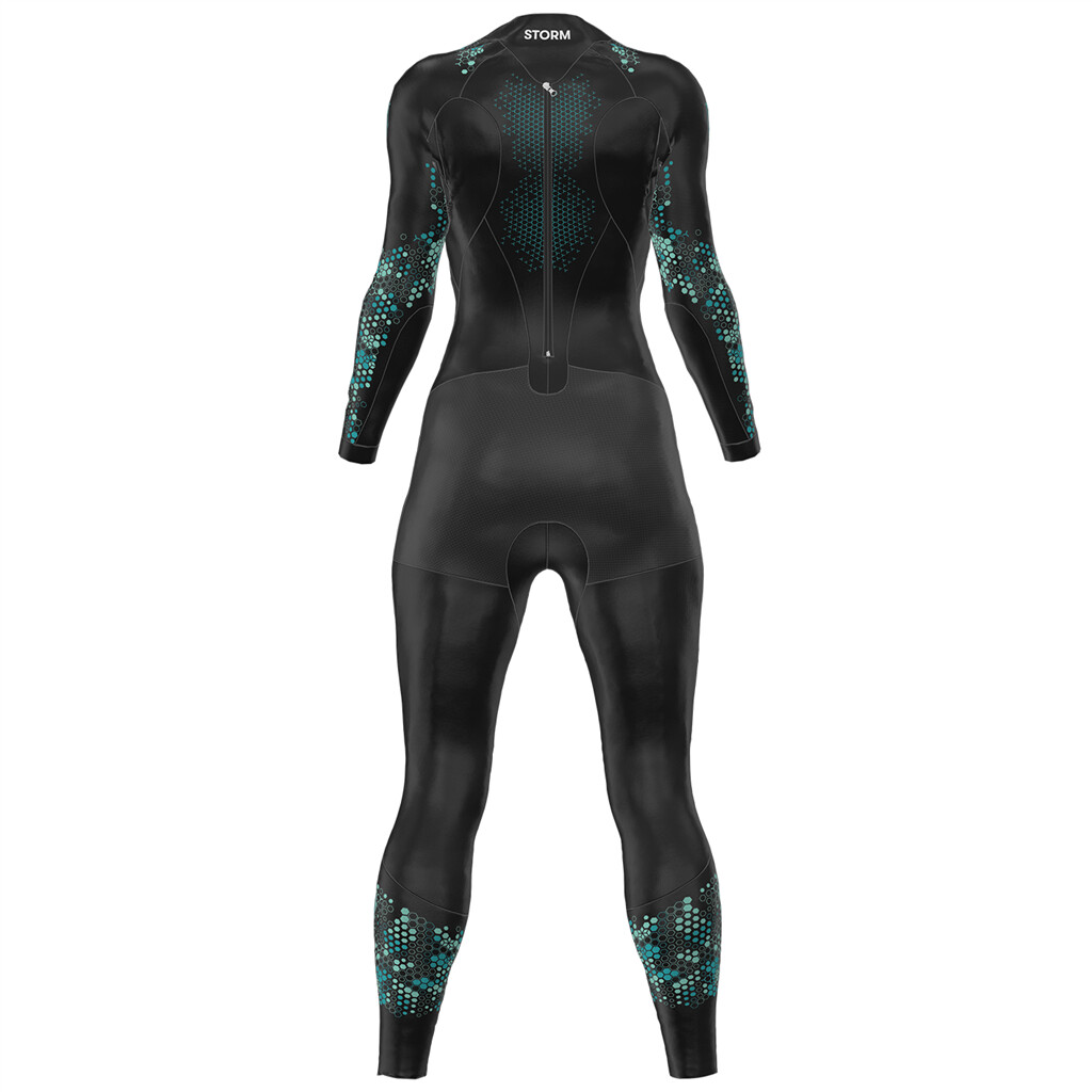 Arena - W Storm Wetsuit - coral blue black