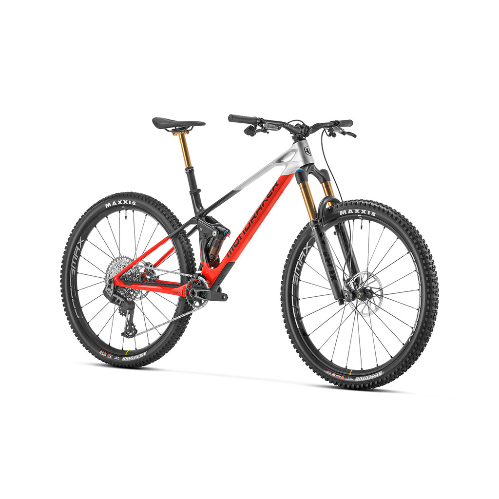 Mondraker - RAZE CARBON RR - red /  silver / carbon 