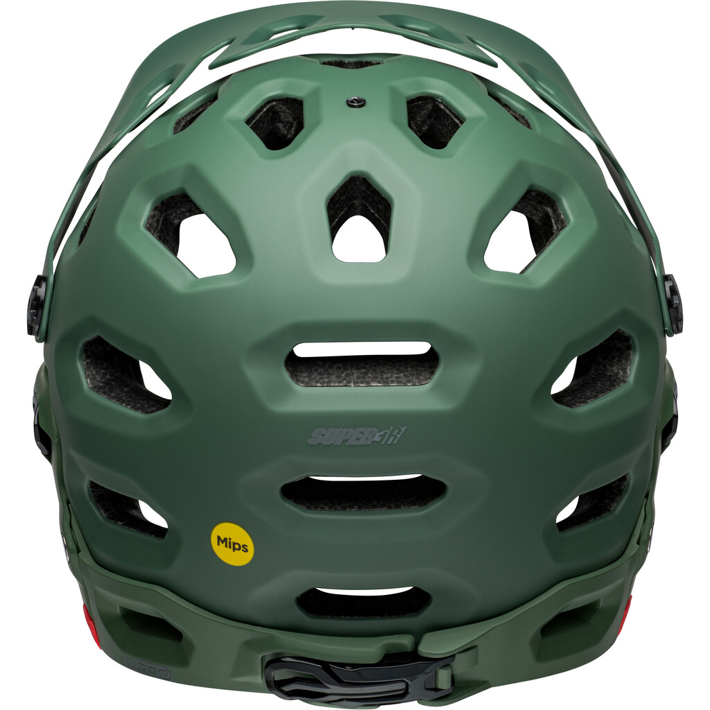 Bell - Super 3R MIPS Helmet - matte dark green/infrared