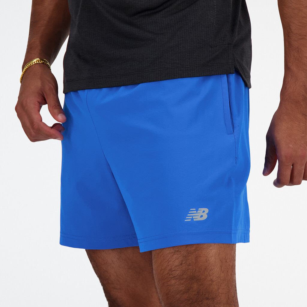 New Balance - Sports Essentials Short 5 Inch Brief - blue oasis