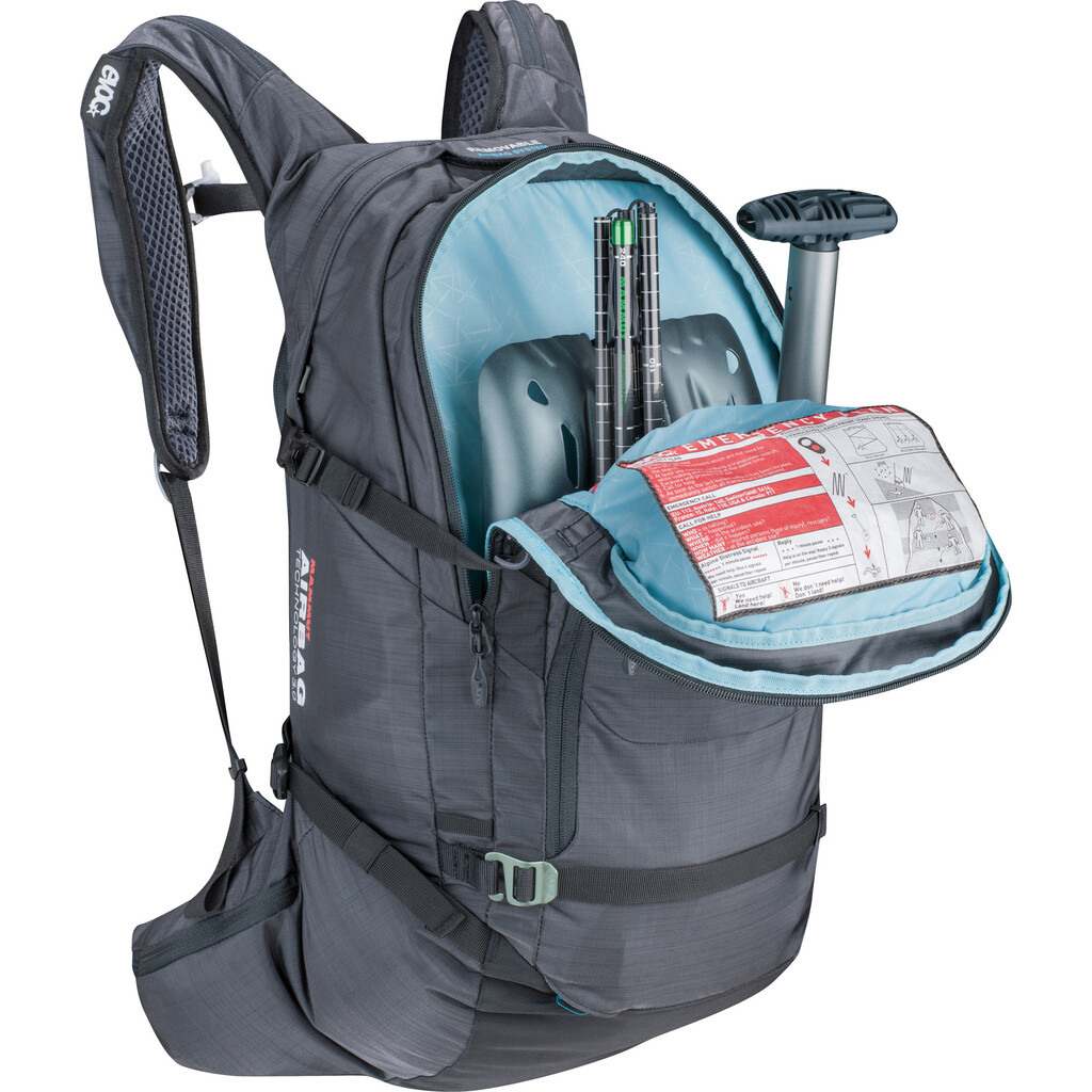 Evoc - Line R.A.S. 30l (Airbag included) - heather carbon grey