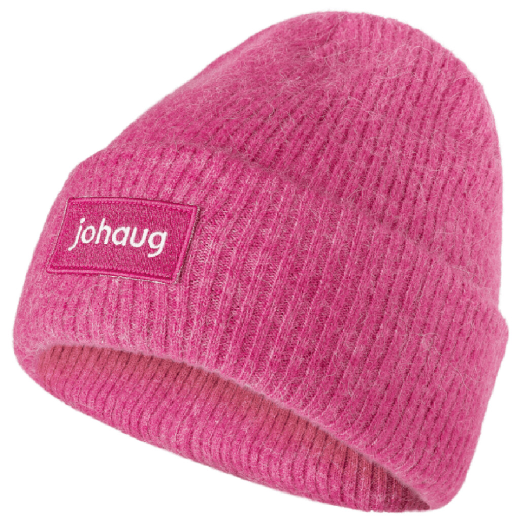 Johaug - Softie Wool Rib Beanie - bright pink