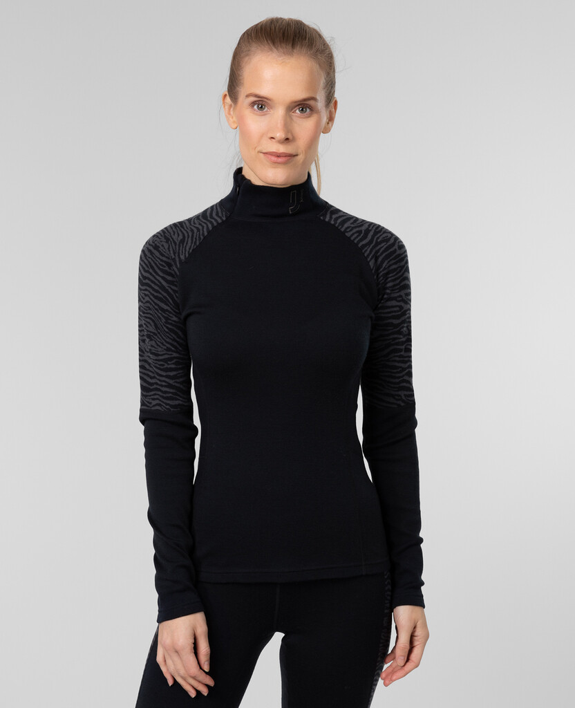 Johaug - Elevate Wool Half Zip - black