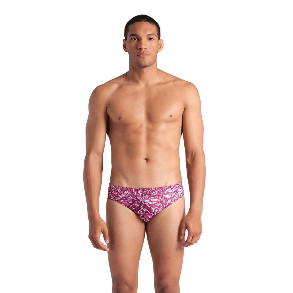 Arena - M Arena Pink Dahlia Swim Briefs - shocking pink multi