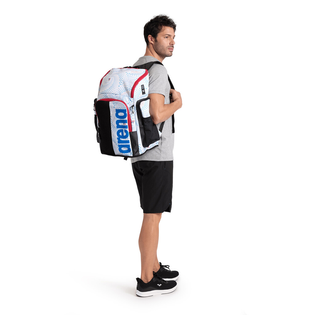 Arena - Spiky III Backpack 45 Allover - fireflow/white