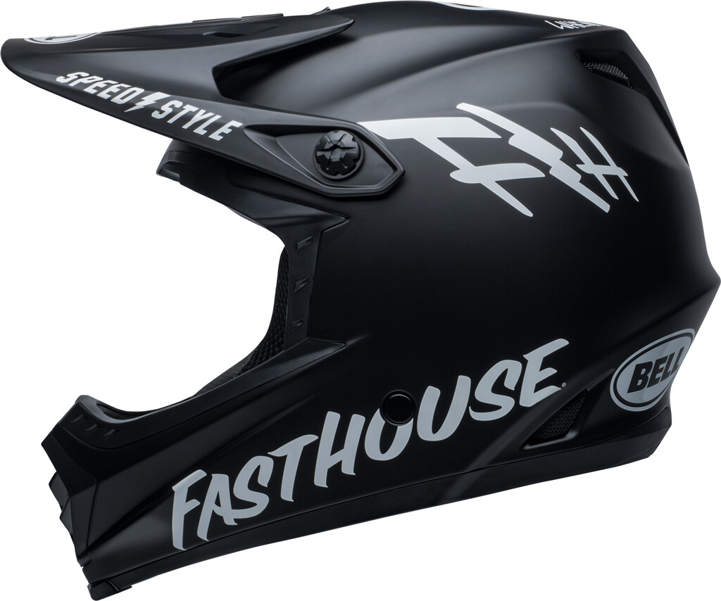 Bell - Full 9 Fusion MIPS Helmet - matte black/white fasthouse