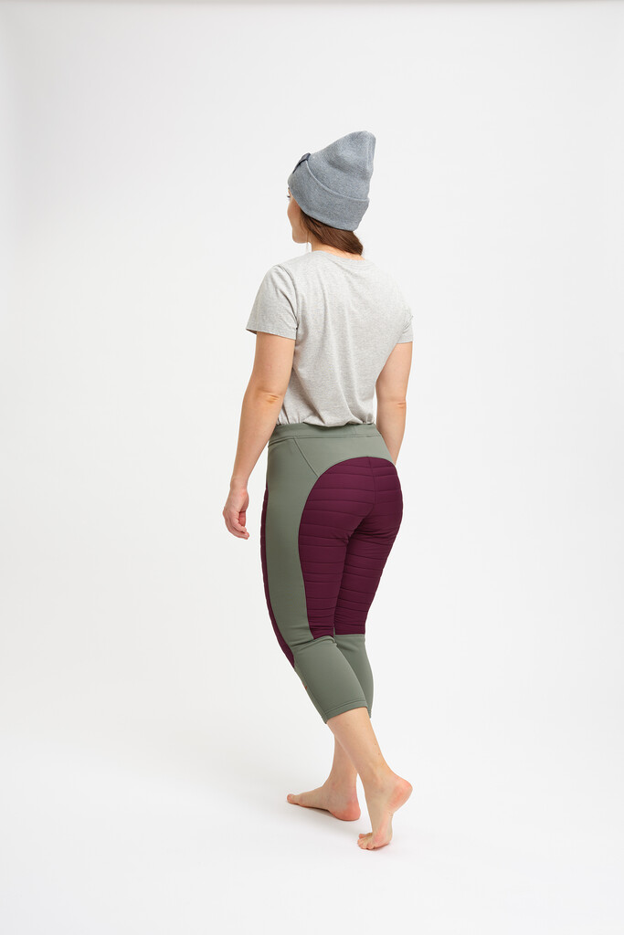 Elevenate - W Fusion Stretch Pants  - aubergine blocked